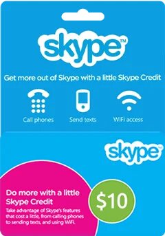 skype 10$